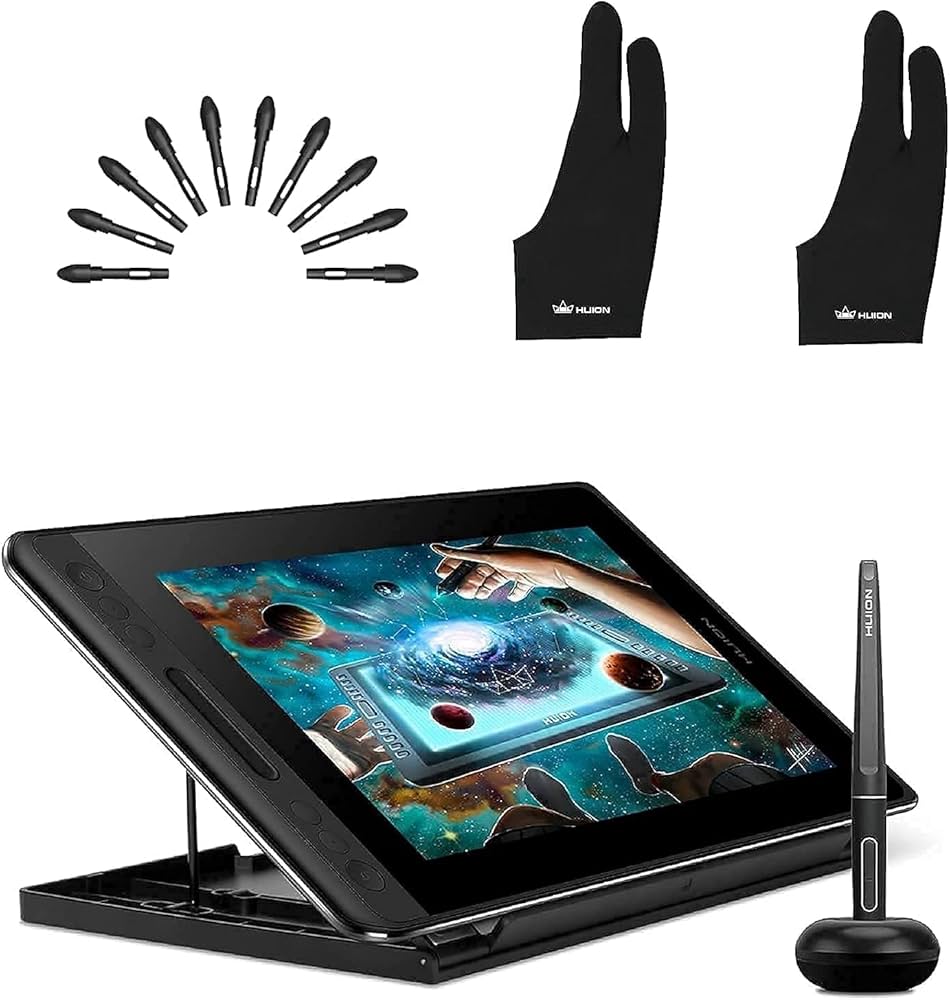 HUION Graphic tablet Kamvas 12 black豪華版